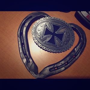 Black Chopper Belt Buckle
